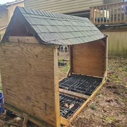 FREE 2 Large Firewood Storage Shelters