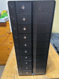 SABRENT 10-Bay USB 3.2 Gen 2 SATA Docking Station for 3.5” HDD/SSD, 10 Gbps