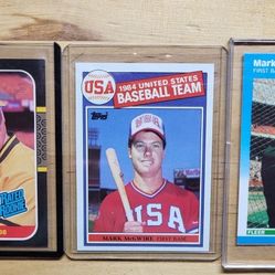 Mark McGwire 3 Card Lot***Rookie Card***