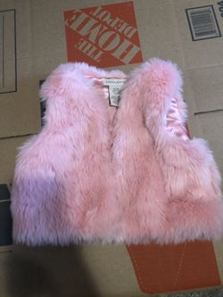 Pink FUR Jacket 24MTHS