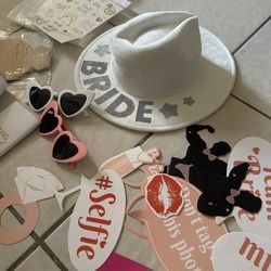 Bachelorette Party Bundle – Fun Decor, Bride Hat, & Games
