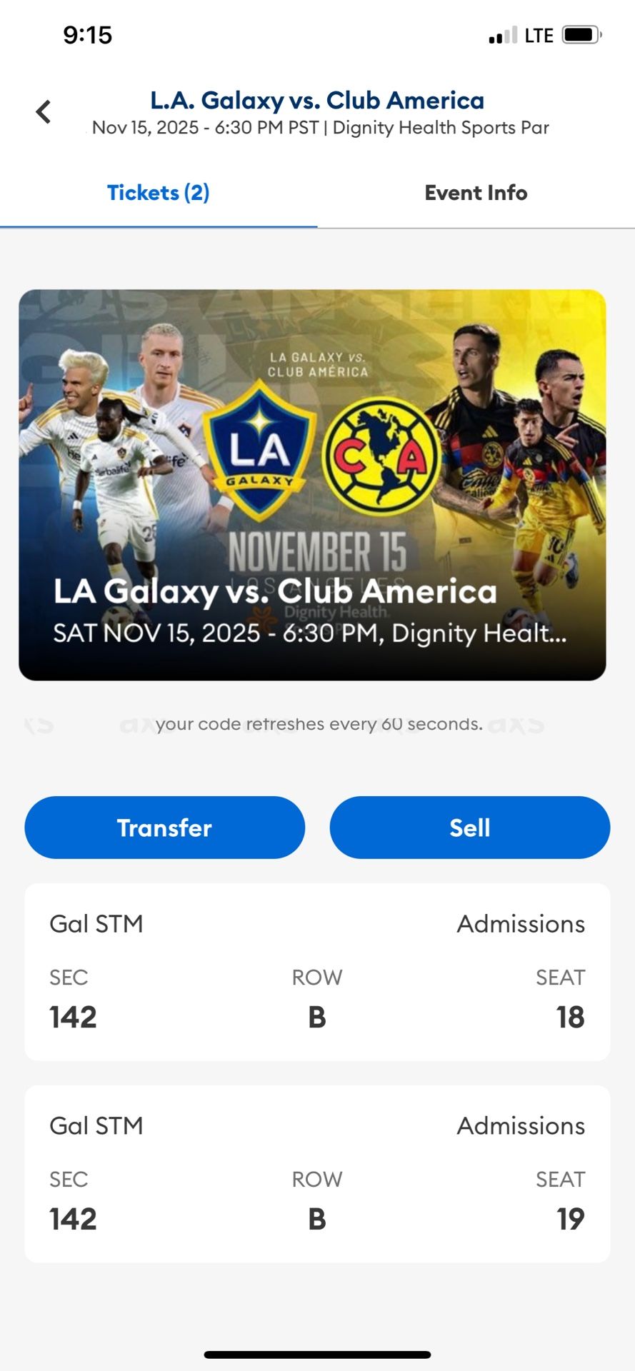 America Vs LA Galaxy