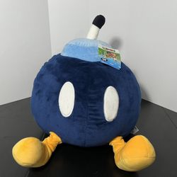 Nintendo Club Mocchi mocchi Mega 15" Plush Super Mario Bob-Omb Toy New With Tag