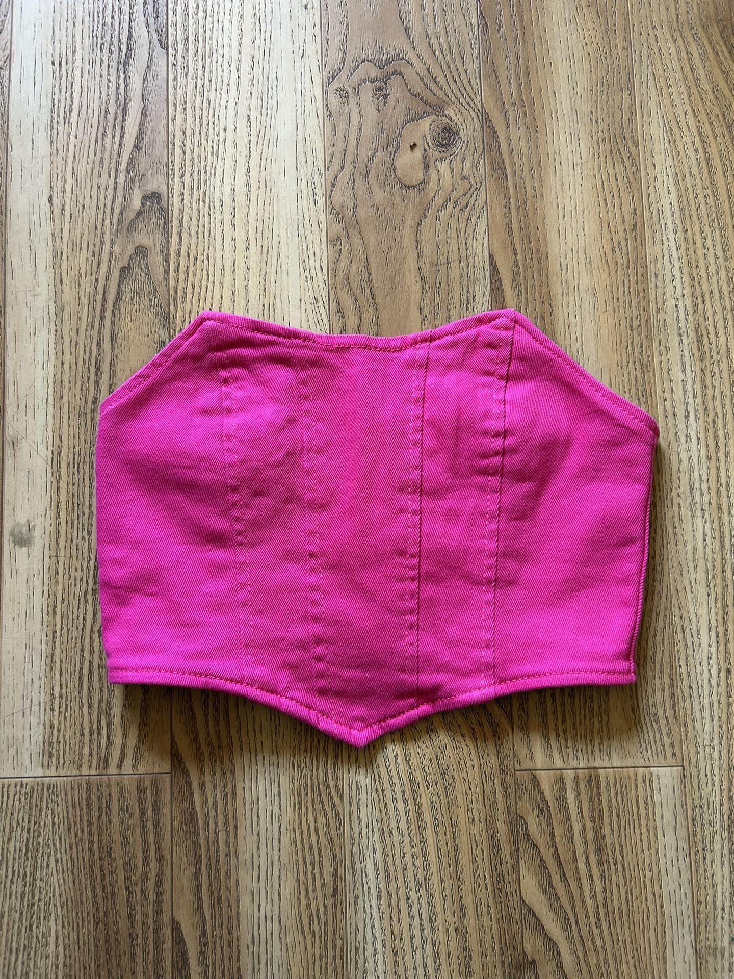 Pink Top Corset Small