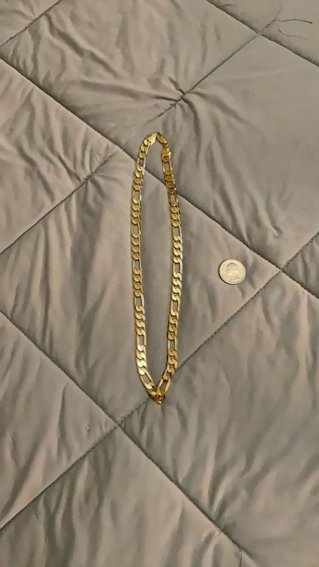 22” Gold Plated Figaro