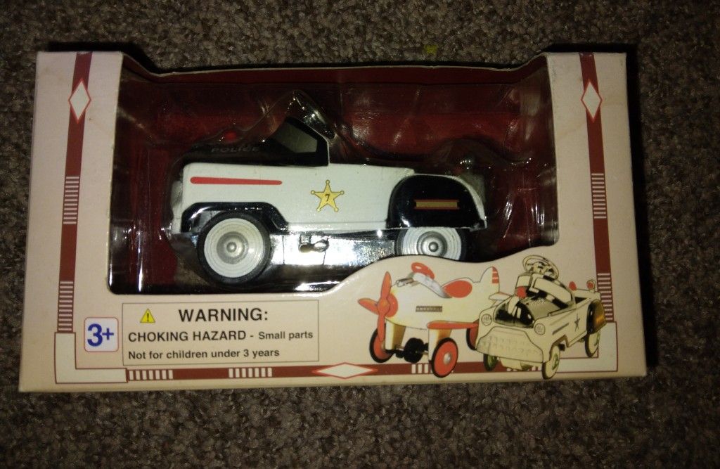 Die Cast Pedal Power POLICE CAR