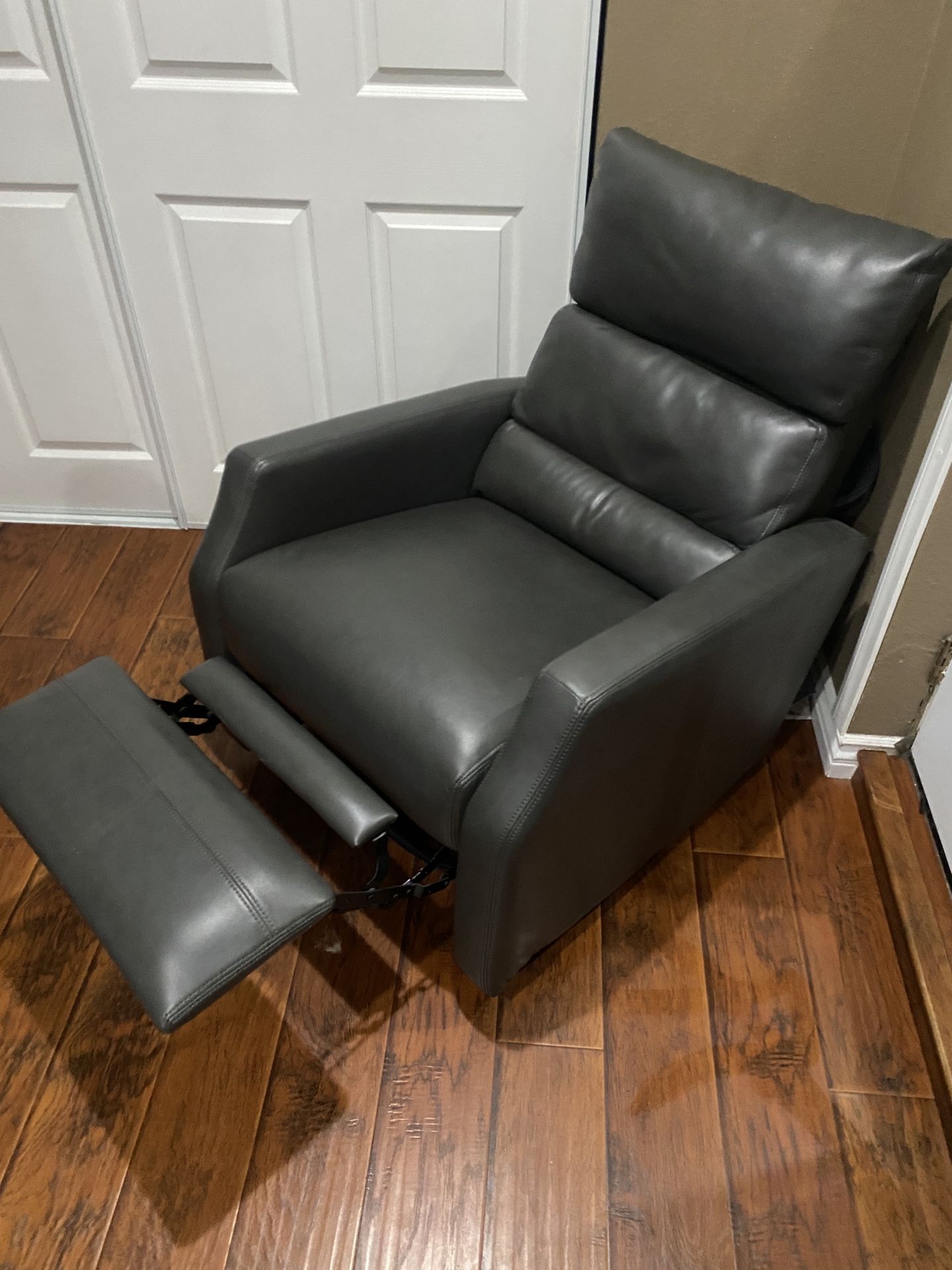 Gray recliner