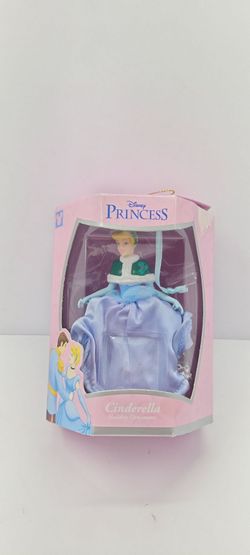 Disney Princess Cinderella Holiday Ornament Enesco Blue Dress w/ Box Vintage