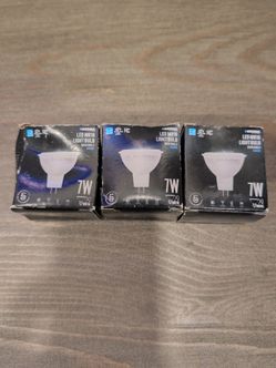 Parmida LED MR16 7W Light Bulbs – Set of 3