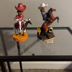 Two Mahomes Bobbleheads