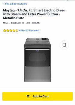 Electric dryer- Never used