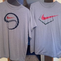Mens Nike Dri Fir Baseball Shirts