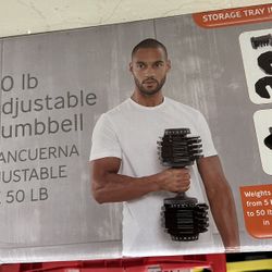 Fitness Crane 50 Lb Adjustable Dumbbell