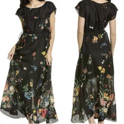 Johnny Was Houstein Cora Silk Maxi Dress NWT