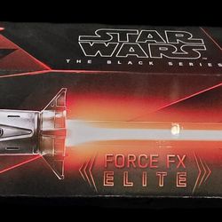 STAR WARS The Black Series Force FX Elite Baylan Skoll Lightsaber (NEW IN BOX SEALED)