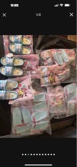 New Sanrio/hello Kitty cinnamon roll sandal bundle