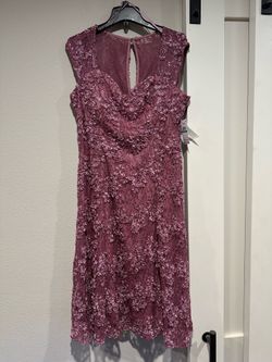 Dusty rose/Alex evening cocktail dress