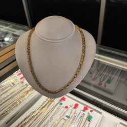 10k Solid Gold Necklace 70 Grams 20 Long Layaway Available 10% Dwon If You Interested Please Make Sure You Ask For Maribel Thank You 