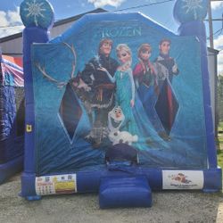 15ft By 15ft Frozen Bounce House With Blower