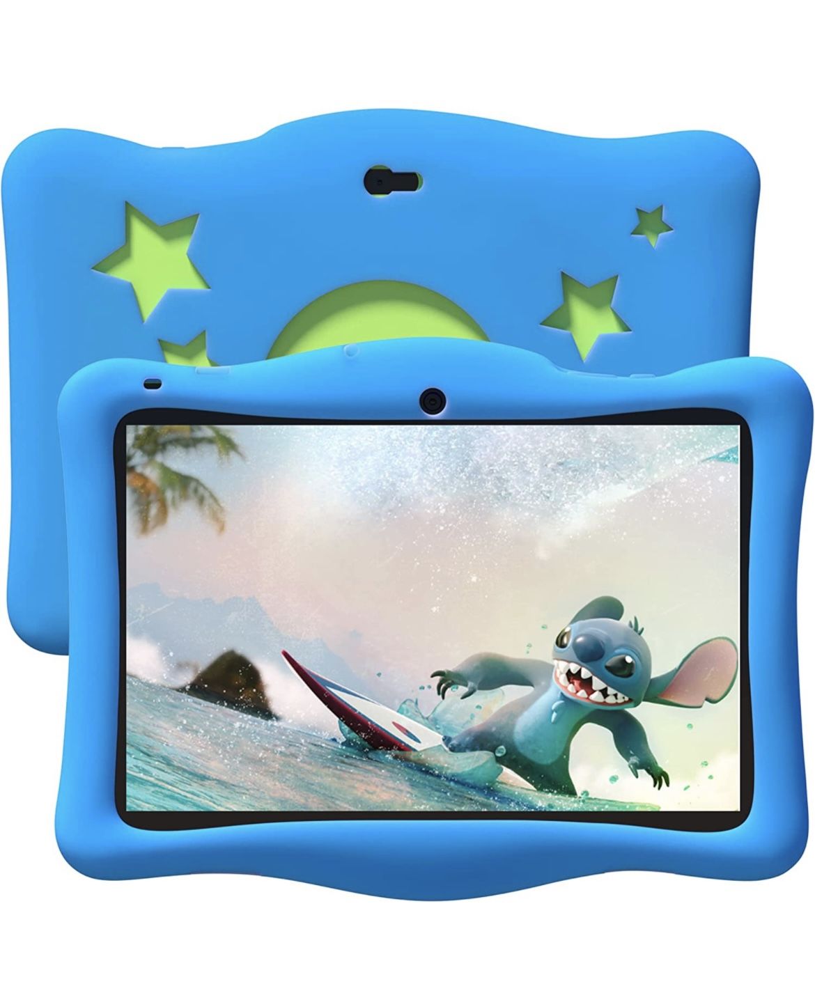 10 Inch Tablet for Kids, 2GB+32GB Android 12 Kids Tablets with Case, WiFi, Parental Control, Dual Camera, Games, Bluetooth, Learning Tablet(Blue
