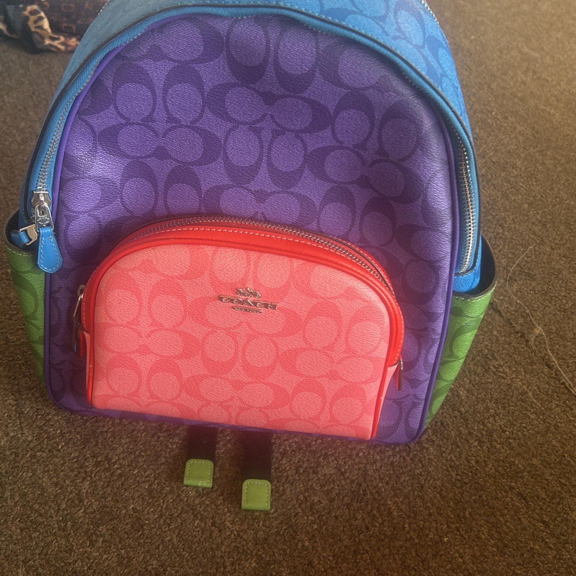 Muti Color Coach Book Bag