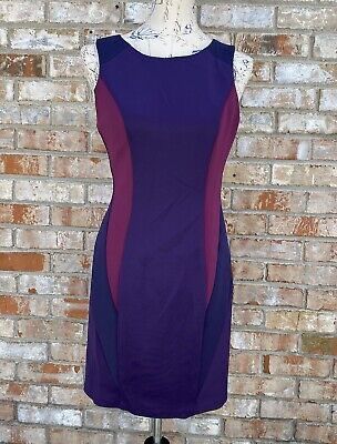 Guess Womens 8 Sheath Mini Dress Sleeveless Purple Cocktail Date Night