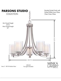 Silver Chandelier 