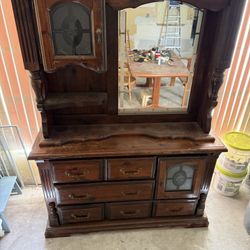 Vintage Solid Wood Dresser