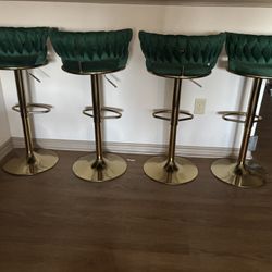 Green Bar Stools