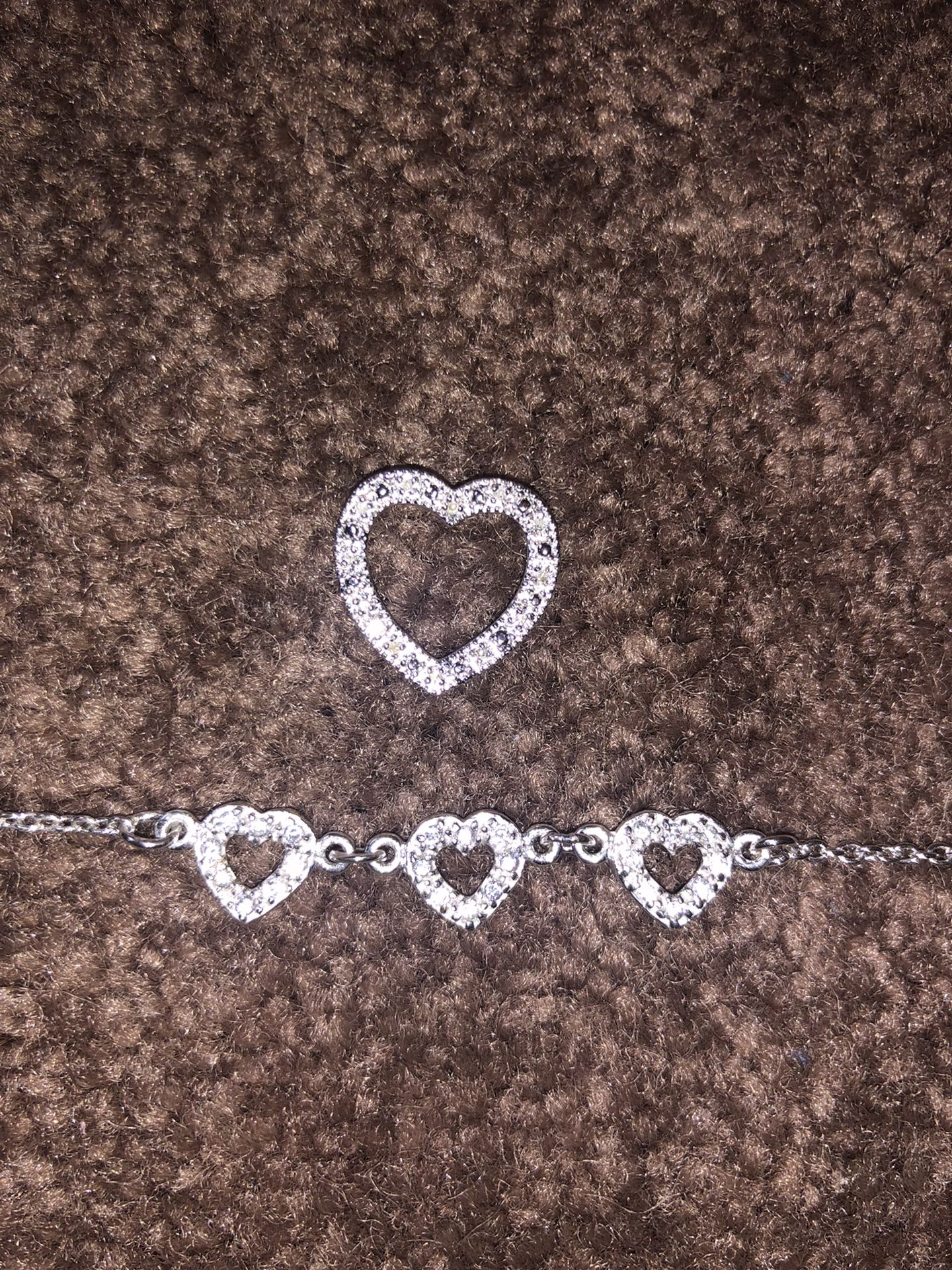 Matching Pendant And Anklet/ Bracelet 