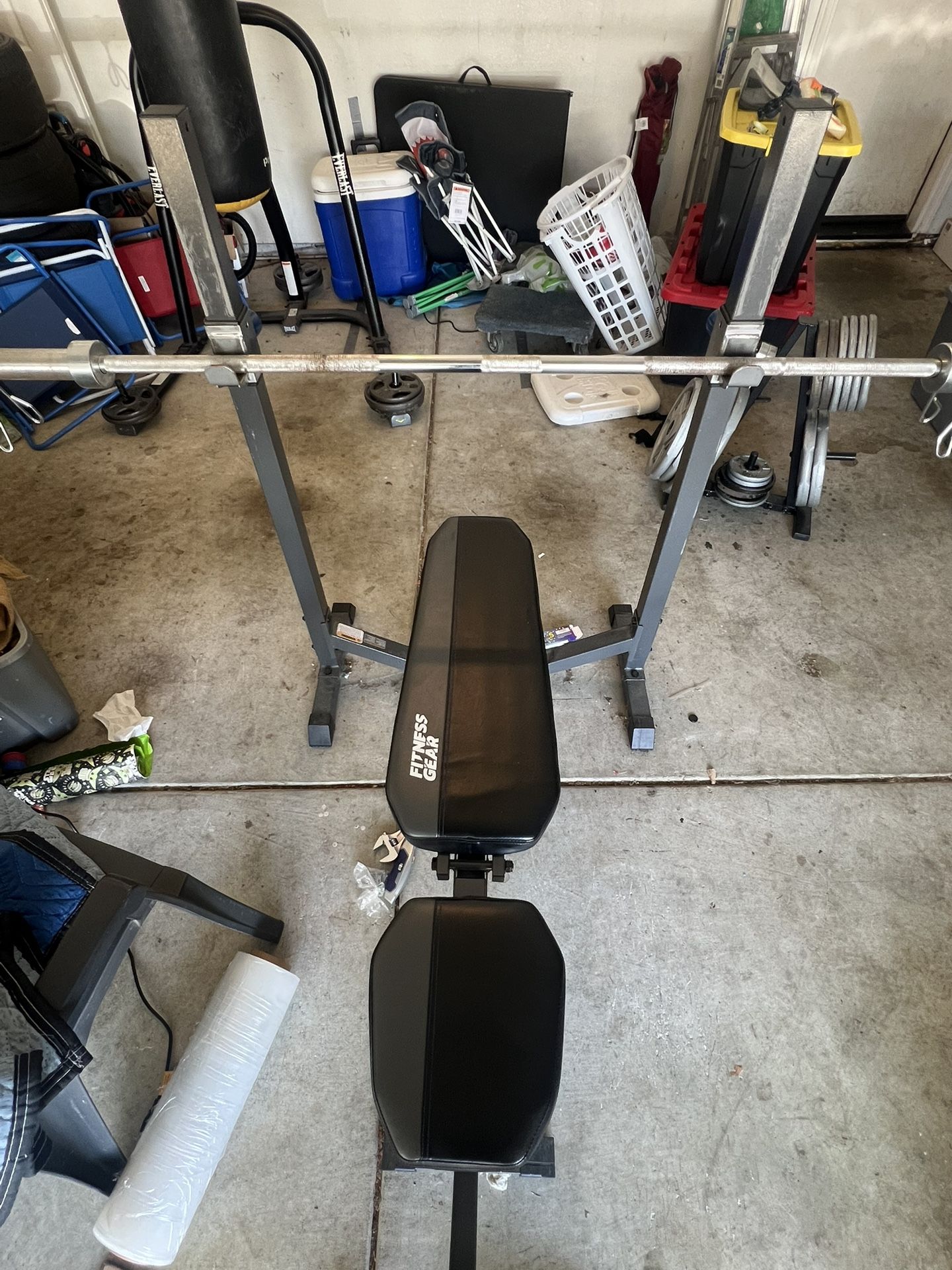 Bench Press + 45lb Bar