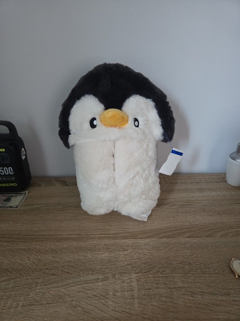 Penguin Hooded Blanket