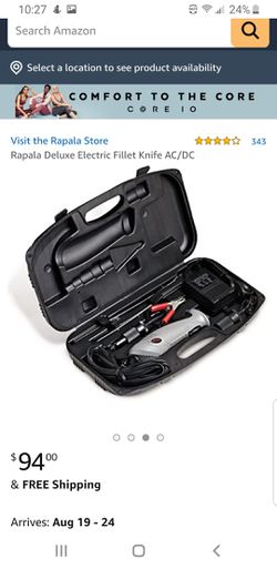 Rapala ProGuide Deluxe Electric Fillet Knife Set for Sale in
