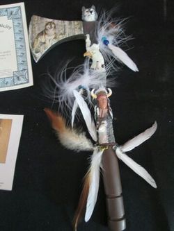 Beautiful axe with certificate
