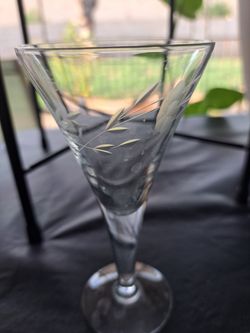 4 princess house crystal glasses