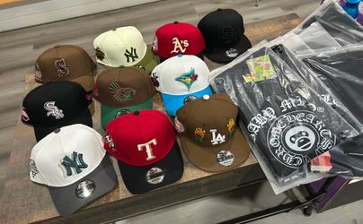 hats and graphic shirts