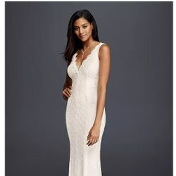 Wedding Dress Size 2 Stretchy Material 