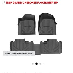 2016 Jeep grand cherokee weathertech mats