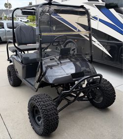 1999 EZGO TXT Gas Golf Cart - PLATED/STREET LEGAL