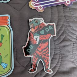 Dutch Bros Stickers 1D 'the Bear'