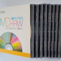 Memorex Blank DVD's +RW & R