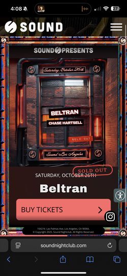 Beltran @ Sound Nightclub
