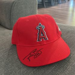 Signed Anaheim angels Hat