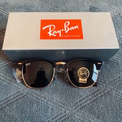 RayBan CLUBMASTER Sunglasses 51MM Frame AUTHENTIC 