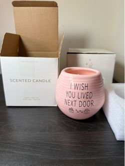 Long distance friendship etc candle gift