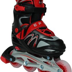 Epic Skates Drift Adjustable Inline Roller Skates W/LED

