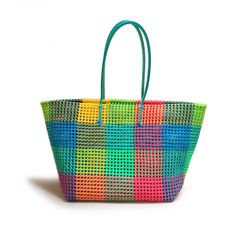 Multi Colored Wire Tote