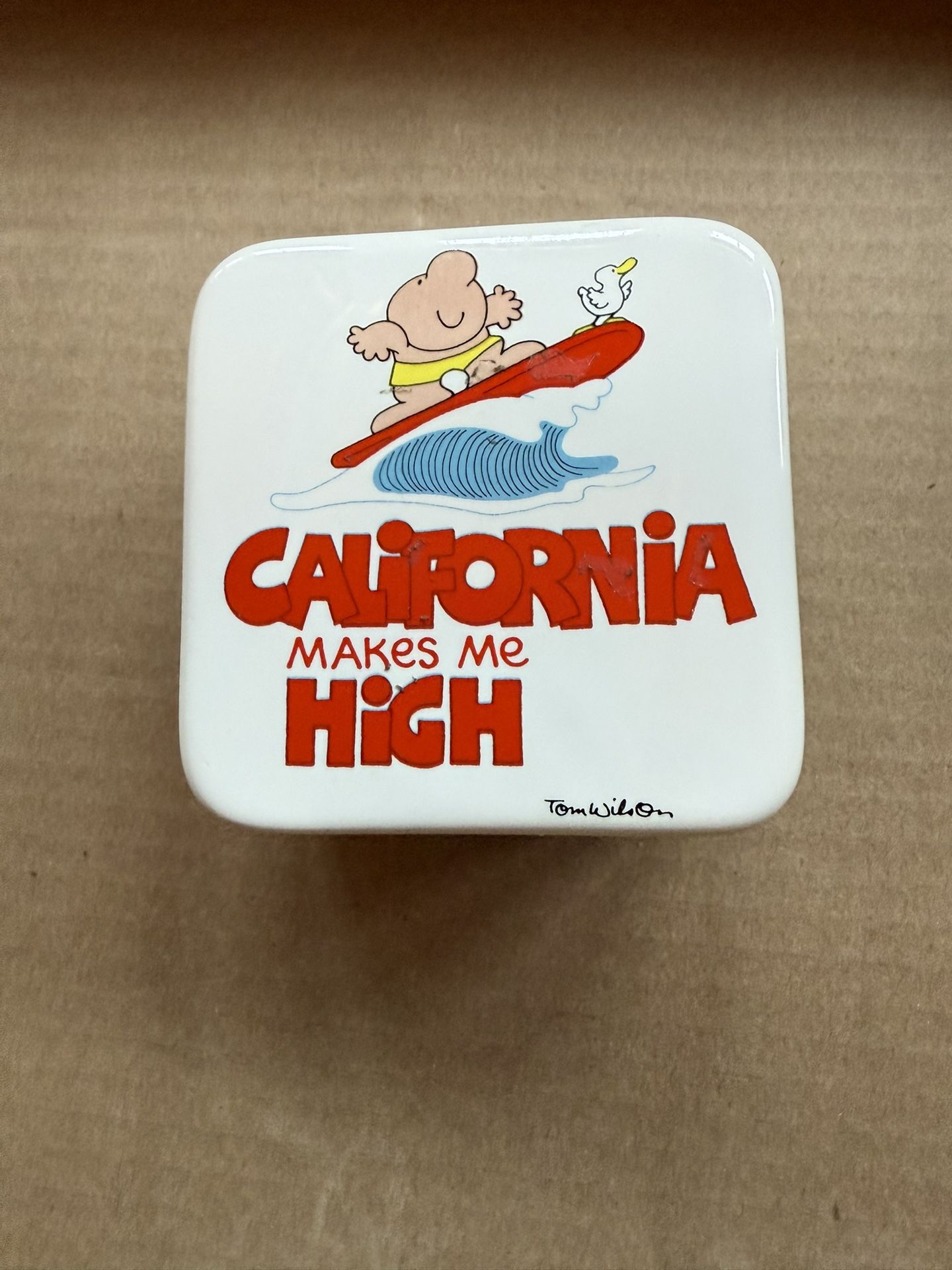 1978 Ziggy Vintage Surfer’s Trinket Box