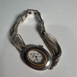 Ecclissi Sterling Silver .925 Watch - Vintage Two-Tone - Working