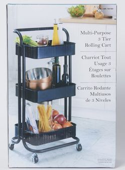3 Tier Rolling Cart